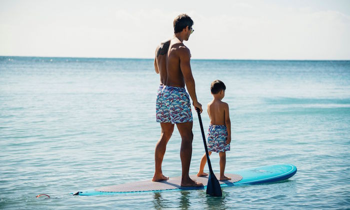 mazu dads and kids swimwear