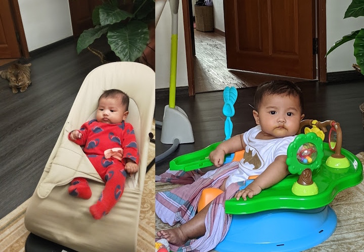 carousell second hand shopping babybjorn bouncer booster seat