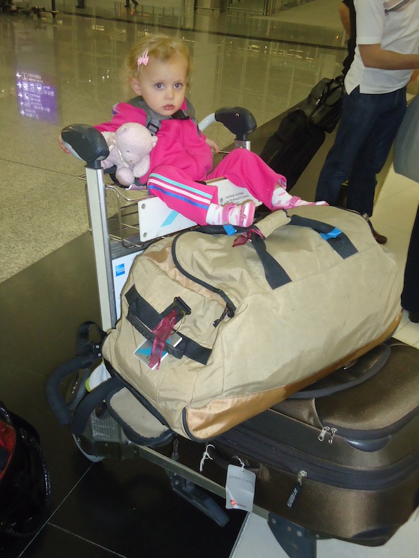 luggage trolley