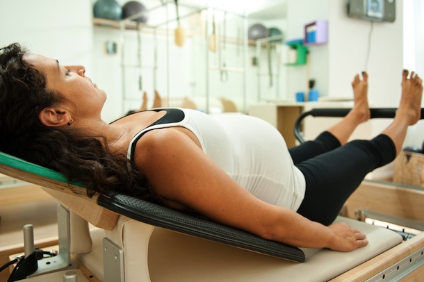 pilates class pregnant