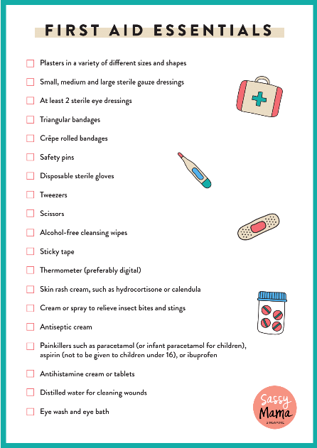 first aid essentials list 
