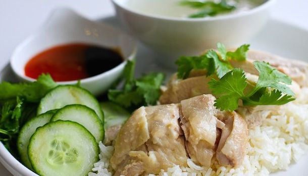 hainan chicken rice