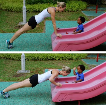 playground workout_slide pushups