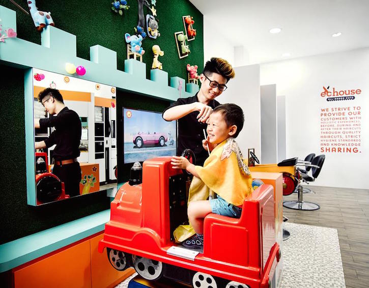 ec house kids haircut salon