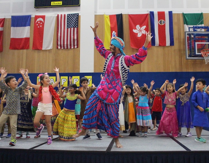 there are over 70 nationalities represented at the diverse stamford american international school (SAIS)