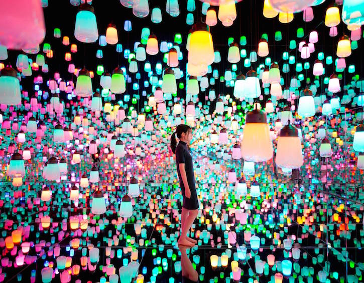 long weekend singapore teamlab borderless tokyo lanters