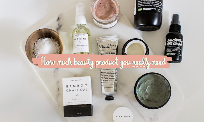 how much beauty product to use