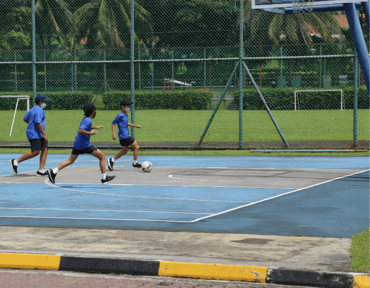 OWIS Students at a Sports lesson