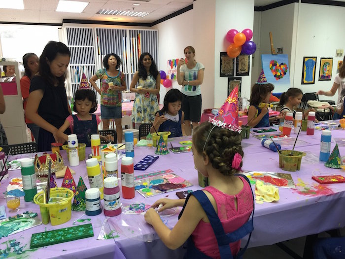 Kids Parties in Singapore: Little Artists Art Studio
