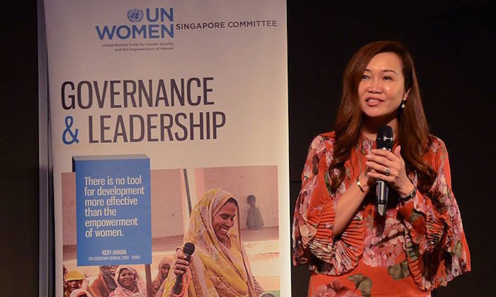 Trina Liang-Lin President Singapore Committee for UN Women he for she impact awards