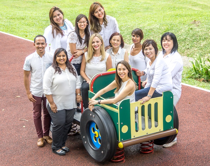 staff at leapfrogs singapore children's therapy centre