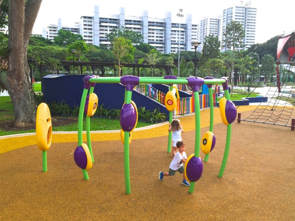 Interactive music feature at Marine Cove Playground at East Coast Park