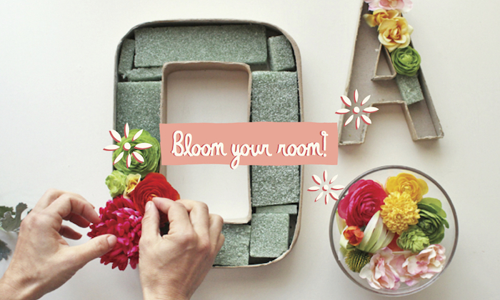 flower home decor diy