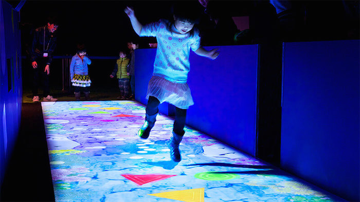 create! hopskotch for geniuses at the future world exhibit at artscience museum in singapore