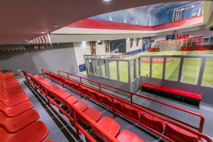 the stands at kidzania singapore stadium