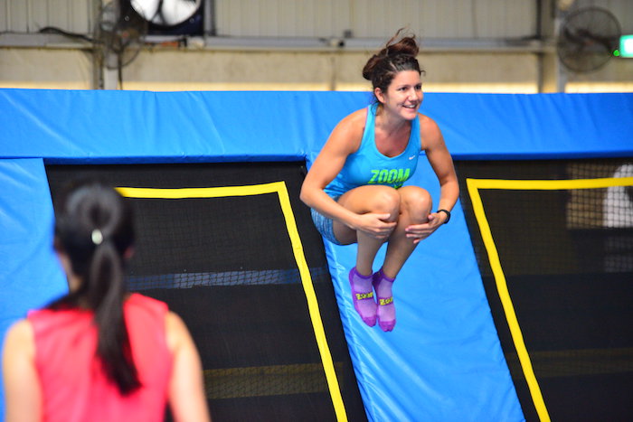 coach at zoom trampoline park