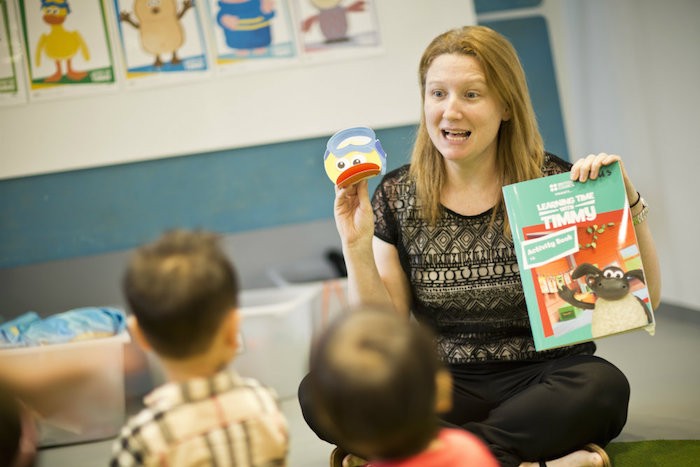 learning time with shaun & timmy at british council