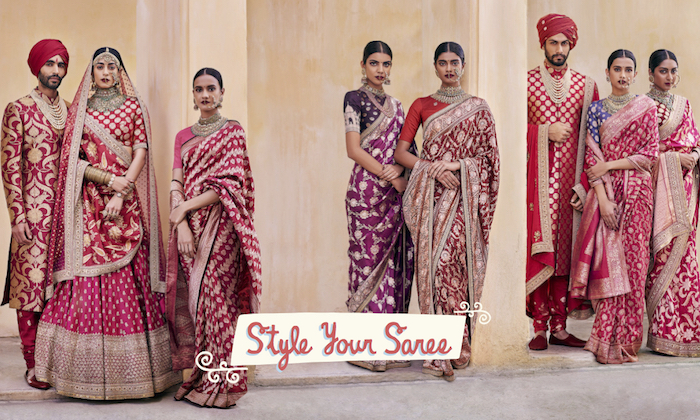 how to drape a saree