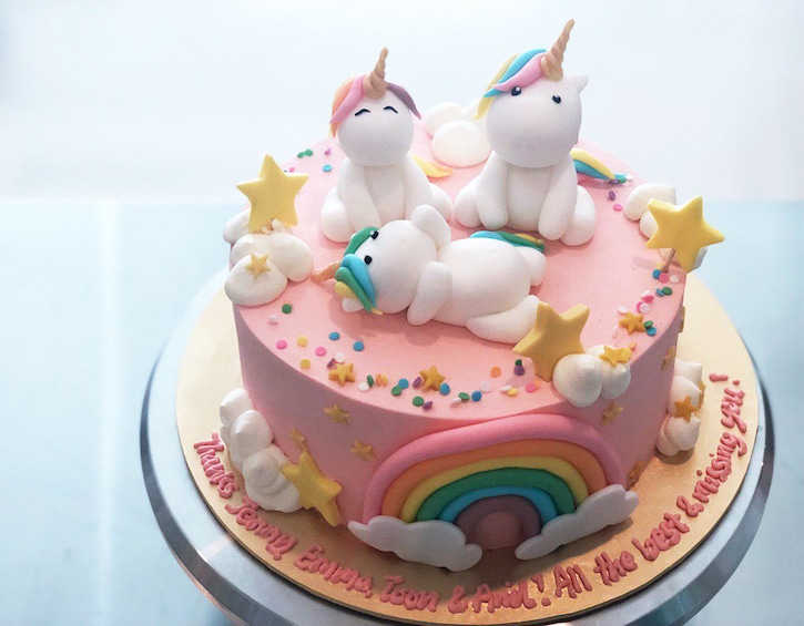 monice bakes unicorn cake birthday cake singapore