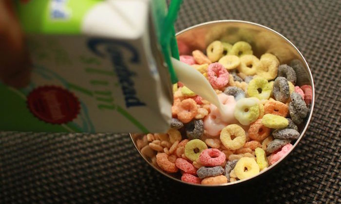 cereals with high sugar