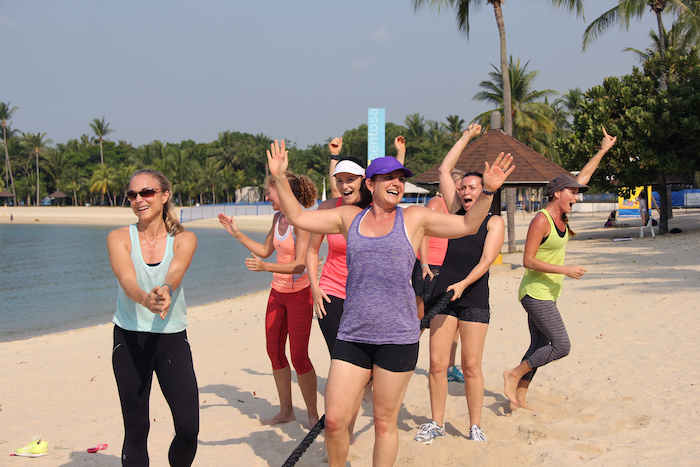 festive stress busters beach