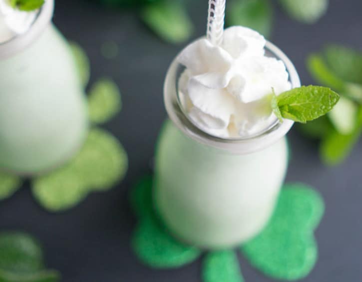 shamrock shake st patricks day recipe