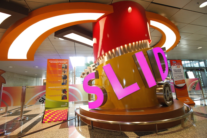 changi airport slide