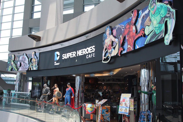 superheroes cafe at mbs