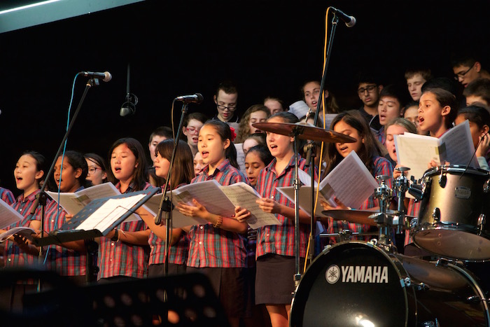 vocal ensemble as part of the arts at chatsworth international school