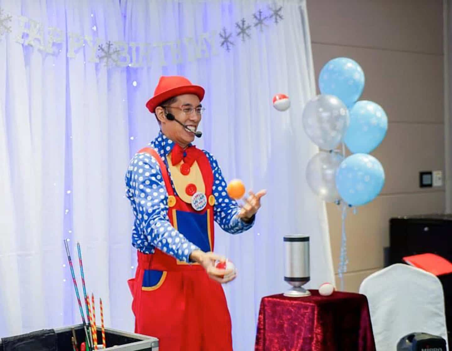 magicians singapore magic show captain dazzle birthday party