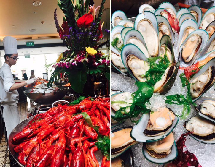 Seafood Raw Bar at Ash & Elm's Sunday Champagne Brunch