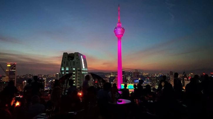 Rooftop bars in Asia: Malaysia's Heli Lounge Bar