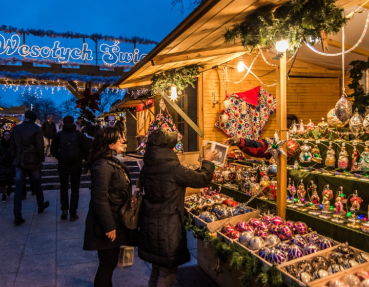 Christmas markets europe - Warsaw Poland