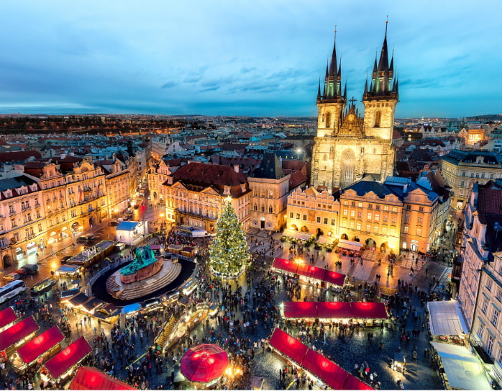 christmas markets europe - Prague Xmas market