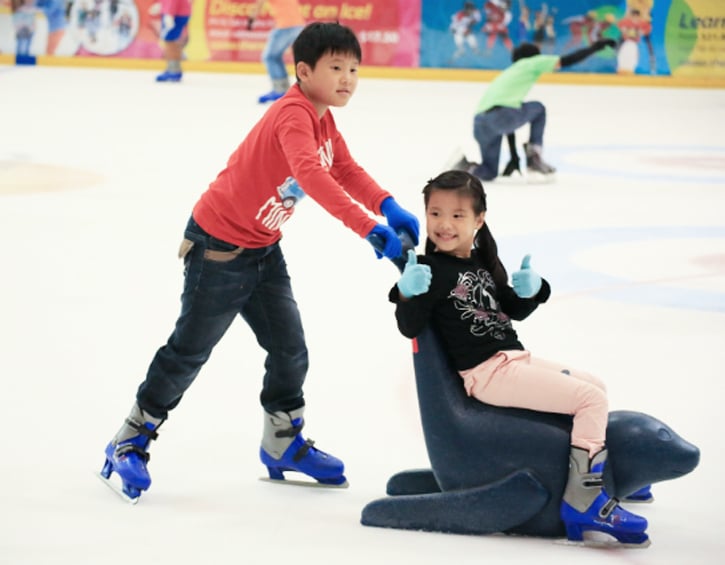 birthday party in singapore at Ice rink indoor venue rental 