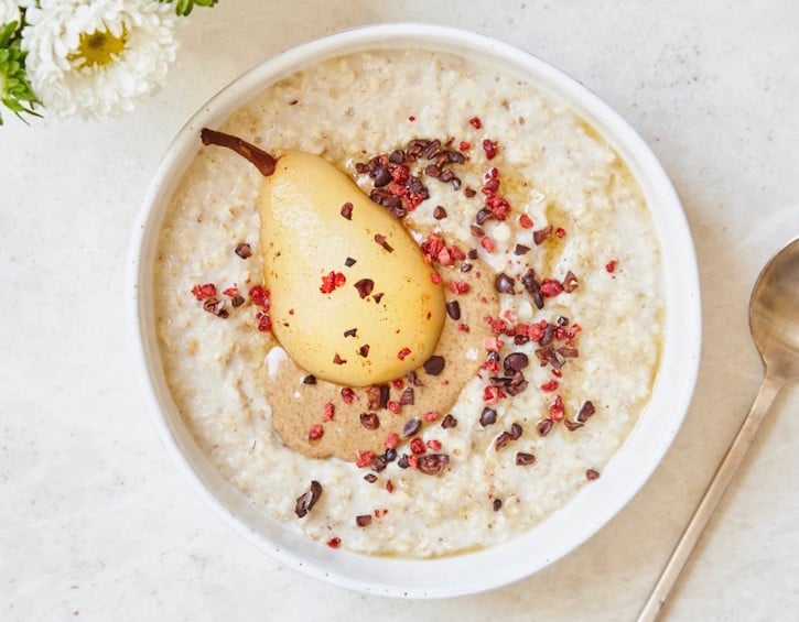 poached pears porridge recipe