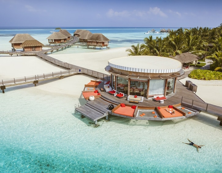 club med kani maldives resort water