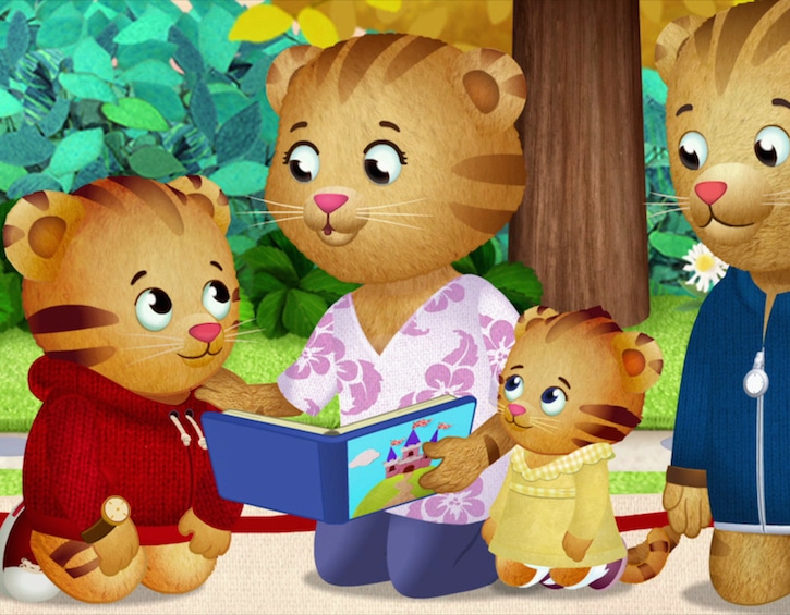 Daniel Tiger's neighborhood is recommended content for children