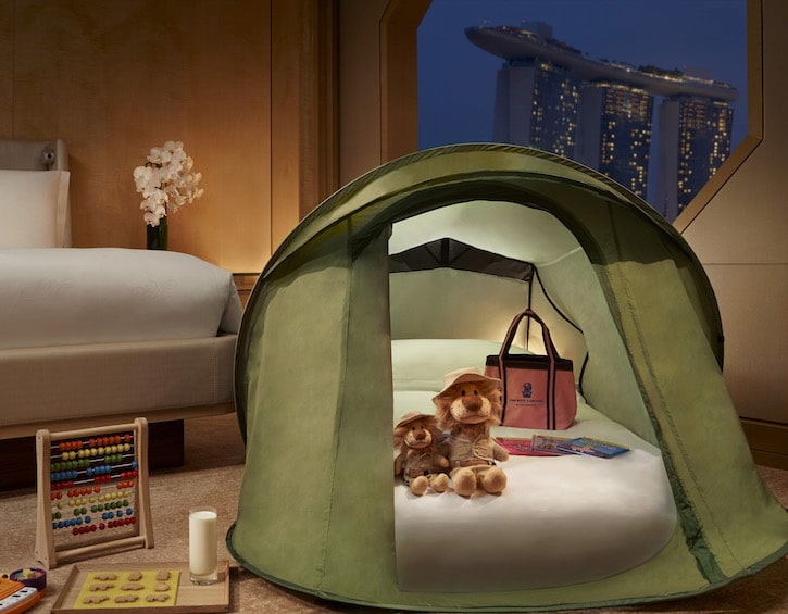 ritz carlton glamping tent