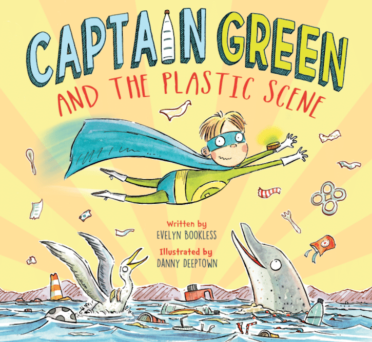 captain green and the plastic scene children's book