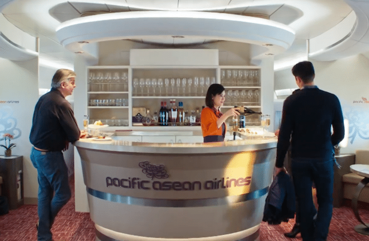 crazy rich asians plane pacific asean airlines