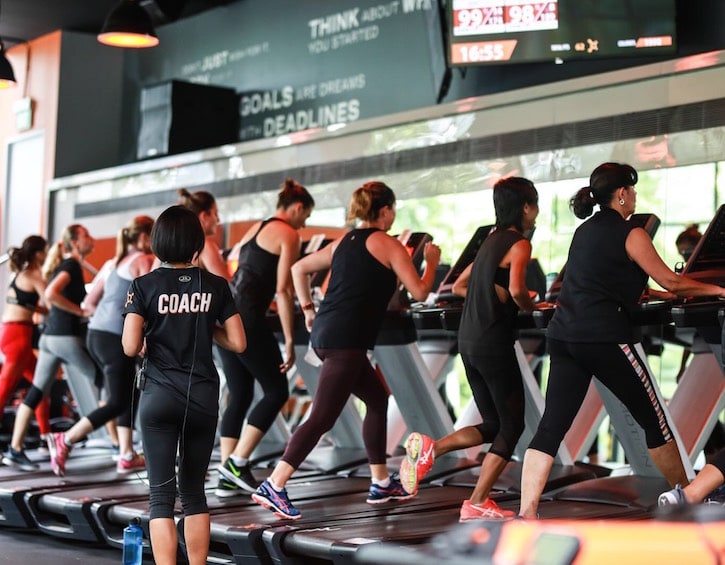 orangetheory fitness singapore coach treadmilll cardio training