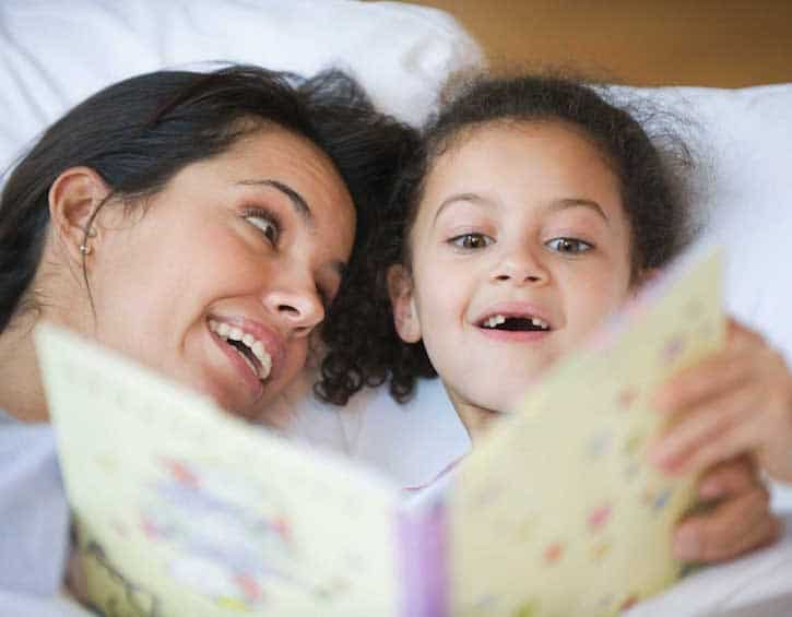 parents pay attention spend time with kids bedtime story
