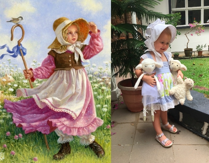 world book day little bo peep costume