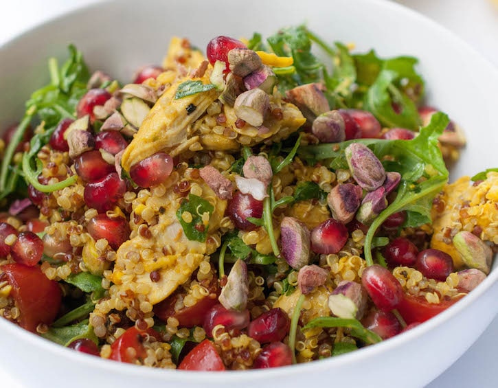 Turmeric-Chicken-Pomegranate-Salad-Terri-Anne-Leske