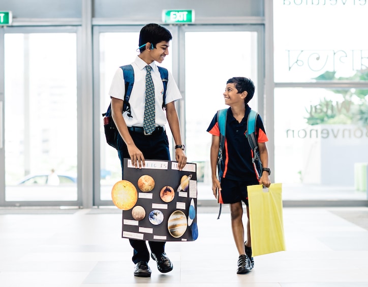 kids walking global education gems world academy singapore