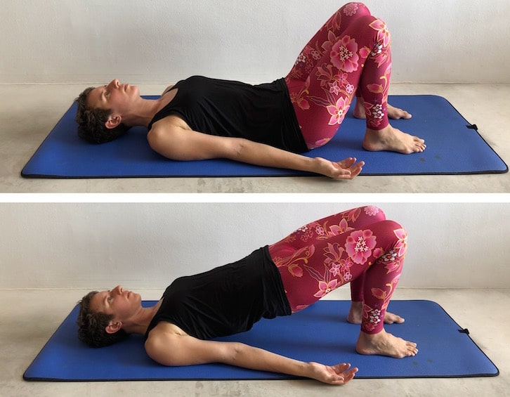 pelvic floor postnatal movements glute bridge