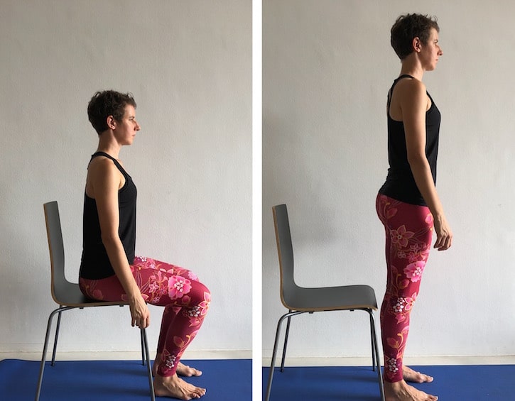 pelvic floor postpartum movement chair squat