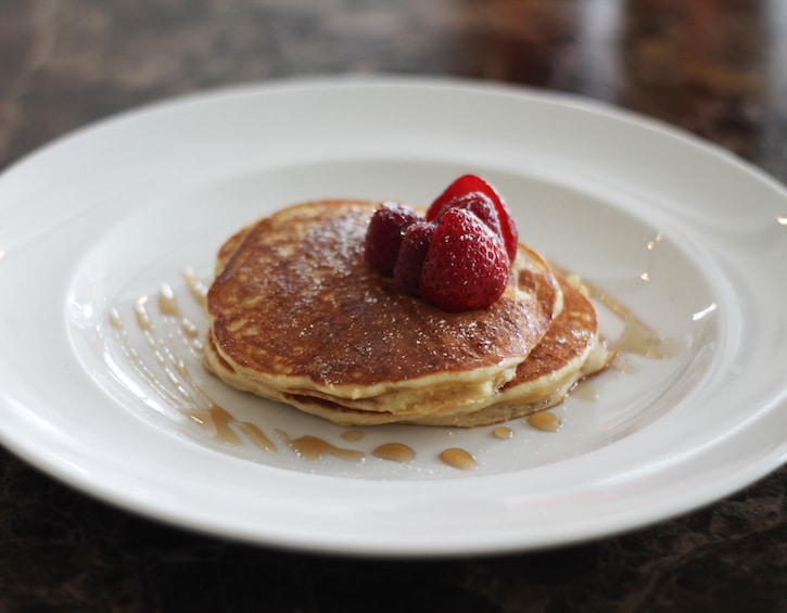 kids coconut pancakes on the new jones the grocer kids menu