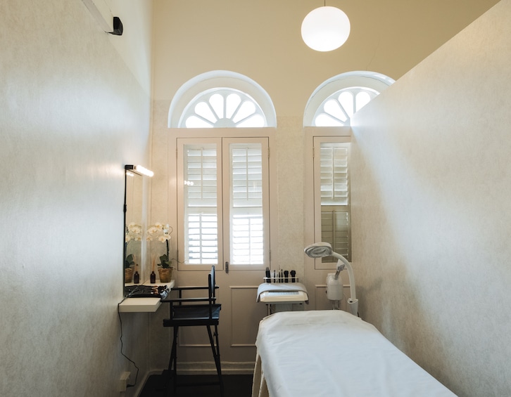 treatment room at SONA Skincare Studio